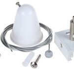 TRACK 3 Circuit 4 Wire Cable Suspension Mount Kit WH