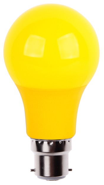 GLOBE LED BC GLS (A60) 7W INSECT YELLOW 1500K 350 Lm