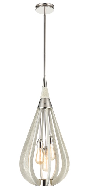 PENDANT ES x 3 Winter Moss MED TEAR DROP OD355mm