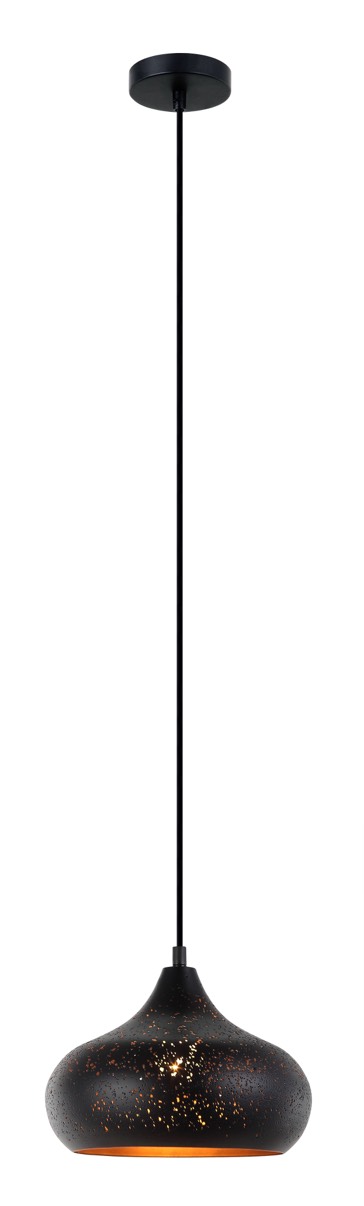 PENDANT ES Black CHAMPAGNE GLASS OD250mm w/Gold