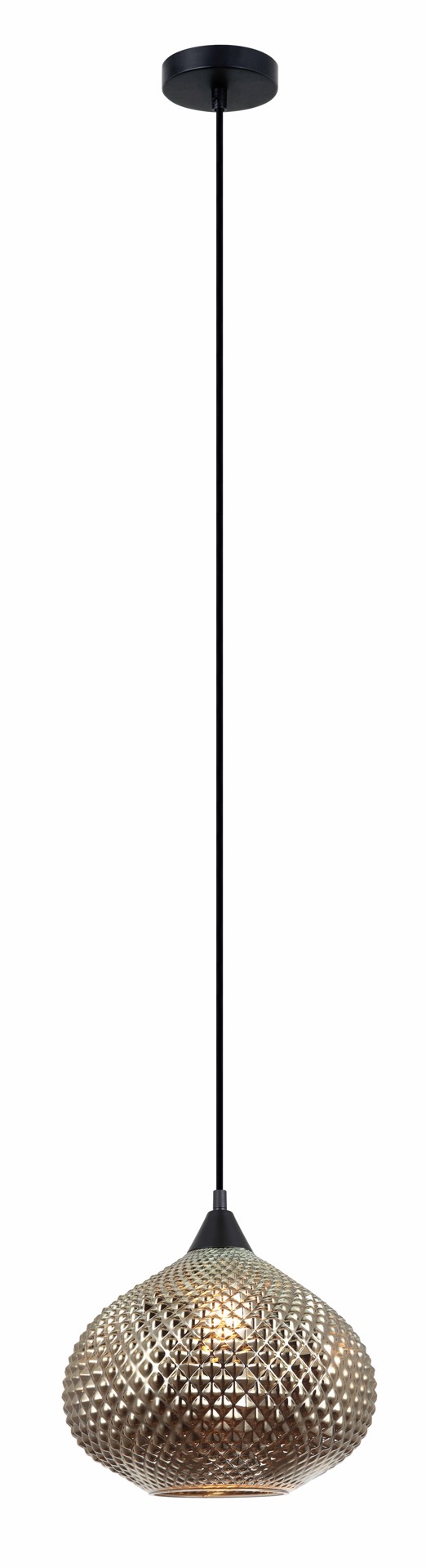 PENDANT ES Chrome (Glass) WINE GLASS w/segments OD290mm