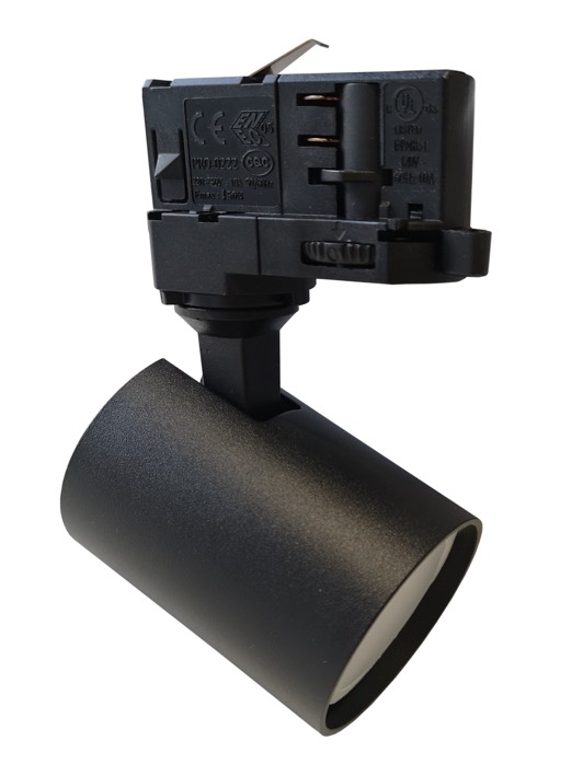 TRACK Head 3 Circuit GU10 BLK IP20 (for Universal Track)