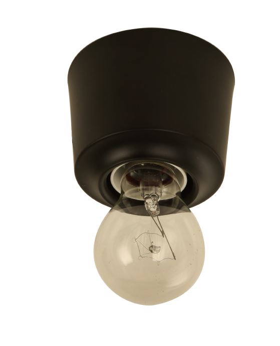 DIY Batten Fix Cover Black OD90mm