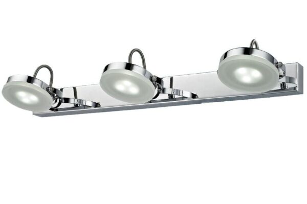 WALL Int City S/M ADJ  3 X 3W  Chrome 3 Light Bar 3K 582 Lm
