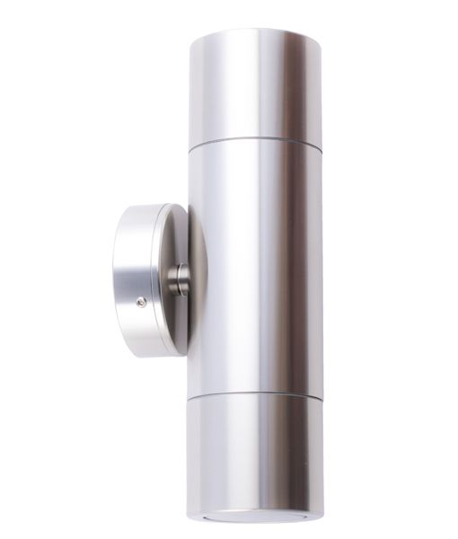 PILLAR Up/Dn 12V MR16 SS316 IP65 RND B/Plate