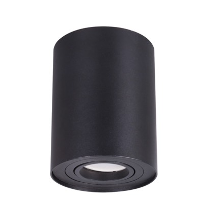 D/L FIXED S/M Gimbal GU10 RND Matt Blk IP20 OD96mm