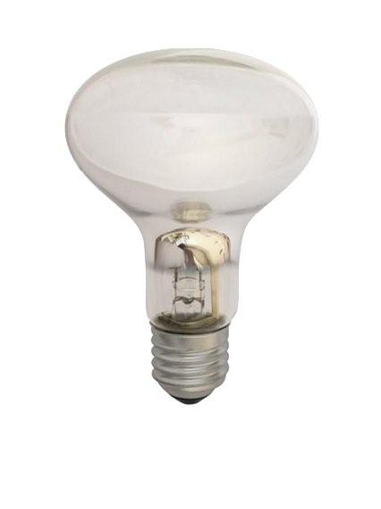 GLOBE HAL ES REFL R80 53W = 75W CLR 2800K 500 Lm