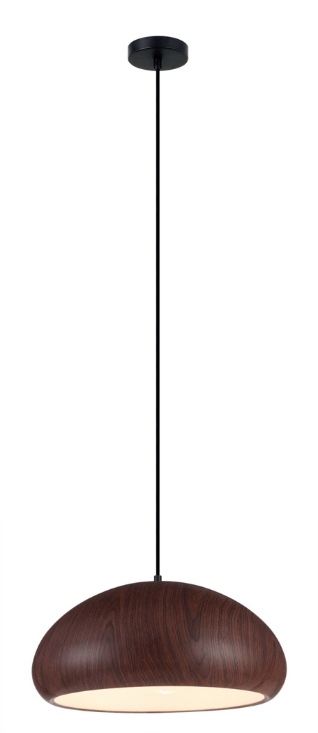 PENDANT ES Black Walnut DOME OD400mm