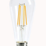 GLOBE LED ES PEAR DIMM Filament 8W 6000K CLR 800 Lm