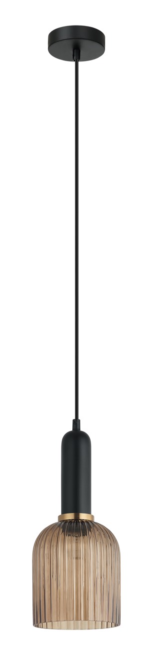 PENDANT ES Amber Glass Ellipse OD140mm