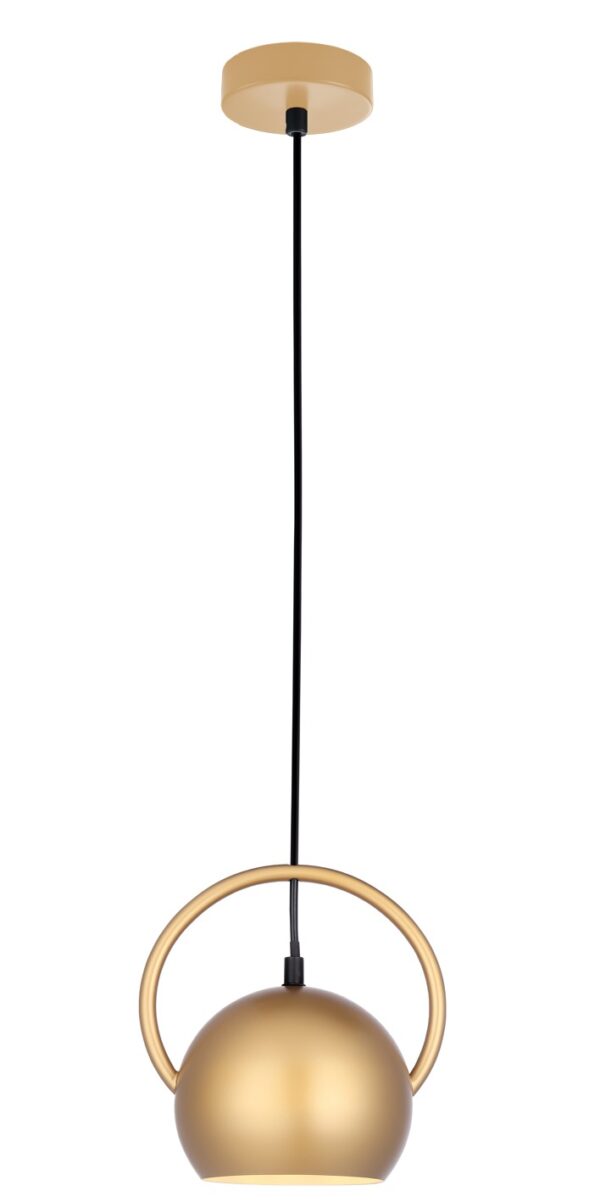 PENDANT ES MATT GOLD DOME OD200mm