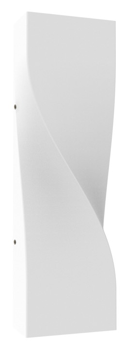 WALL S/M Up/Dn 11W LED TRI 1103 Lm IP65 TWIST Wh Alt Beam