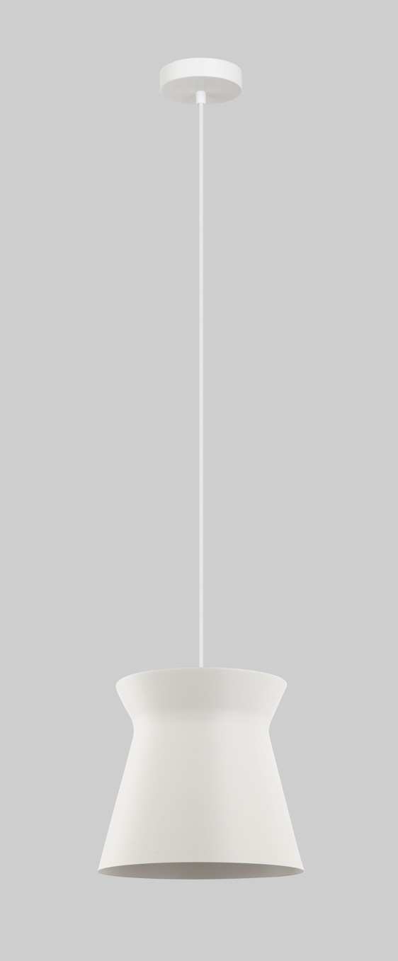 PENDANT ES OD250mm H235mm WH Cone (Flat Top)