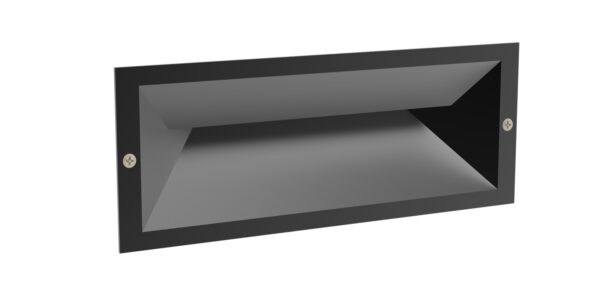WALL RECD 13W LED TRI 305Lm IP65 RECT BRICKLIGHT Dark Grey