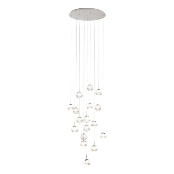 MONTEFIO 2 H/L 17X5W LED 3000K CHR/CRYSTAL