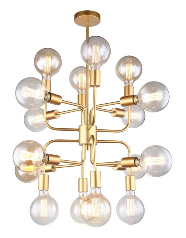 PENDANT ESx16 Matt Gold 8 x C Arms OD505mm