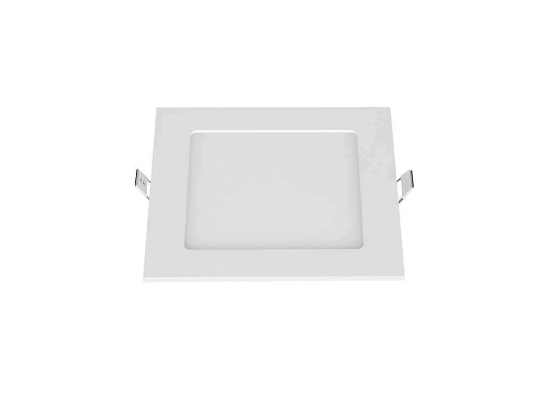D/L LED DIMM SLIM WH SQ TRI 3K/4K/5K 720 LM 9W 130MM IP40