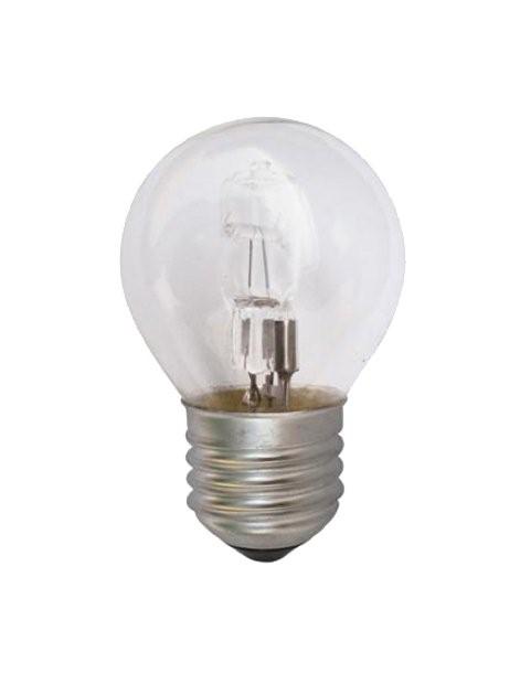 GLOBE HAL ES F/RND 18W = 25W CLR 2800K 195-210 Lm