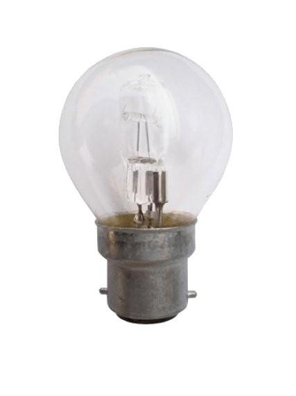 GLOBE HAL BC F/RND 18W = 25W CLR 2800K 195 Lm