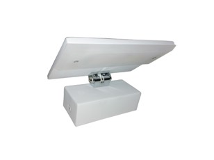 WALL Int City S/M ADJ 6W RECT Uplighter Matt Wh 3K 244 Lm