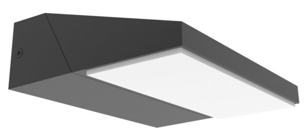 WALL S/M 13W Adj Wedge Dark Grey 3K IP65 650 Lm