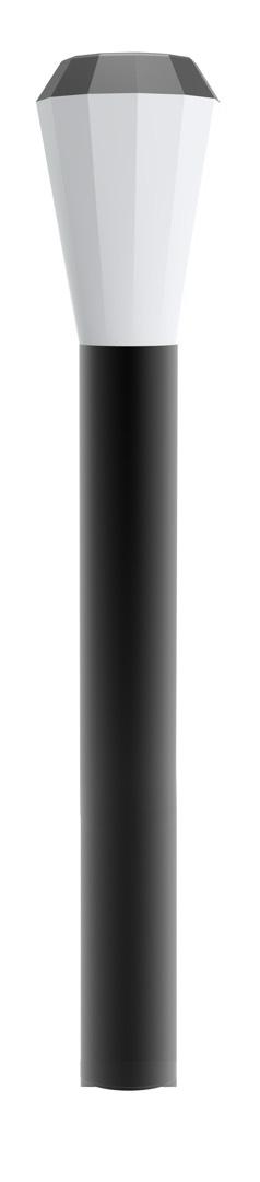BOLLARD 13W TAPERED Dark Grey 3K IP54 H800mm 580 Lm