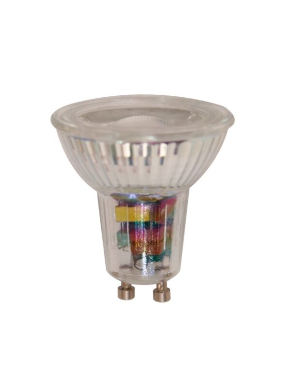 GLOBE LED GU10 DIMM 5W 3000K CLR Sil 400Lm