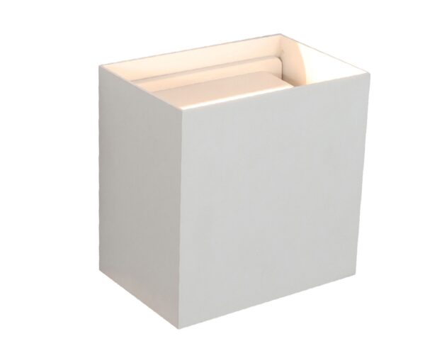 WALL S/M 20W SQ Wh 3K IP65 w/ adj Lens Covers 940 Lm