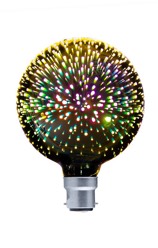 GLOBE LED BC G125 4W Firework Effect 50 Lm