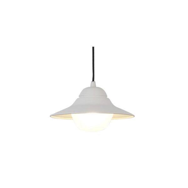 PENDANT ES Matt Wh SUN HAT IP44 OD340mm  Frosted Diff