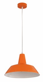 PENDANT ES Orange ANGLED DOME OD355mm