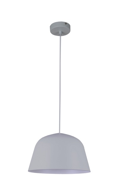 PENDANT Matt Grey ANGLED DOME OD250mm