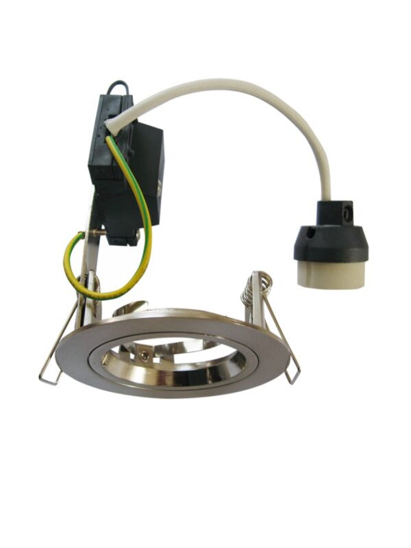 D/L FITTING FIXED GU10 RND S/C 70mm w/Lampholder FP