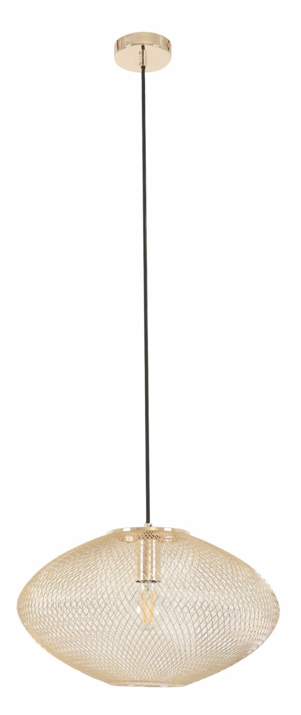 PENDANT ES 60W Champagne Gold Sml OD400mm