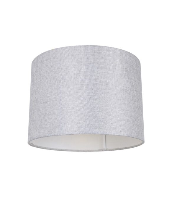 DIY Lampshade Grey Fabric DRUM OD320mm