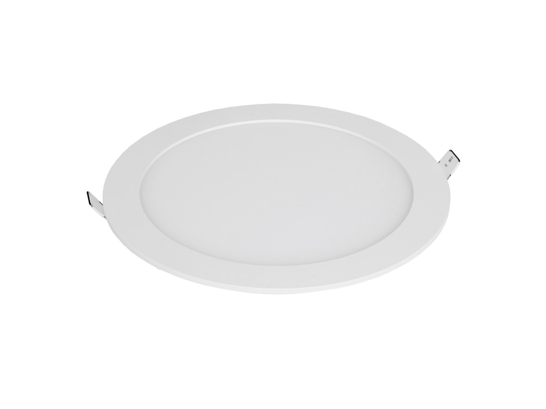 D/L LED DIMM SLIM WH RND TRI 3K/4K/5K 720 LM 9W 135MM IP40