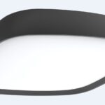 WALL S/M 20W SQ Dark Grey 3K IP65 Opal Diff Rounded 920 Lm