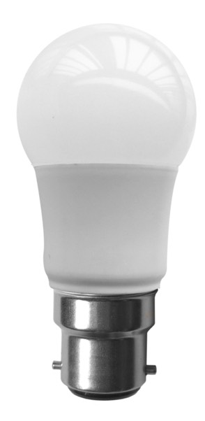 GLOBE LED BC F/RND 6W 5000K FR 490 Lm