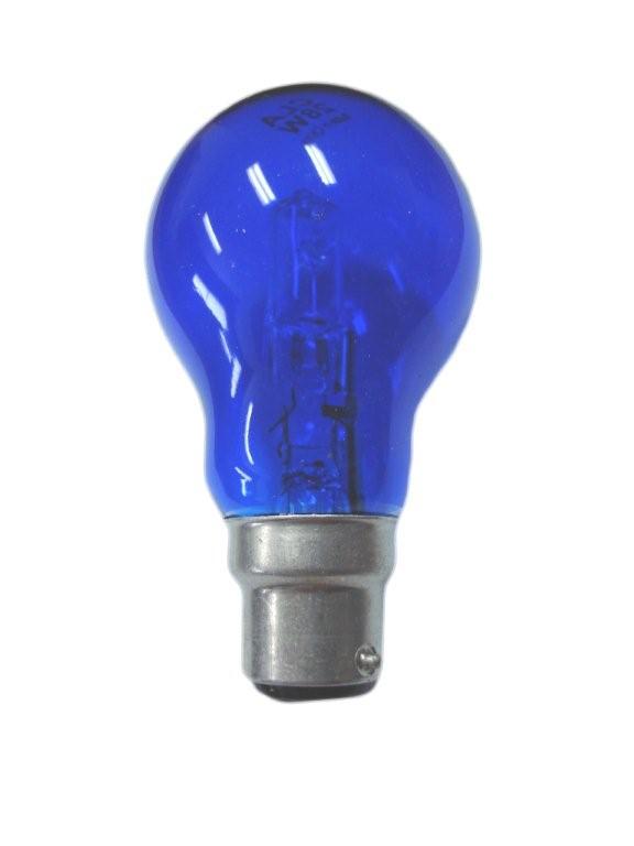 GLOBE HAL BC GLS 28W = 40W BLUE 340 Lm