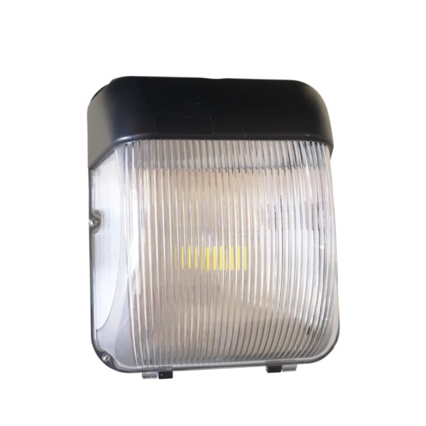 BULKHEAD 20W RECT Blk 5K IP65 Eyelid Com 1900 Lm