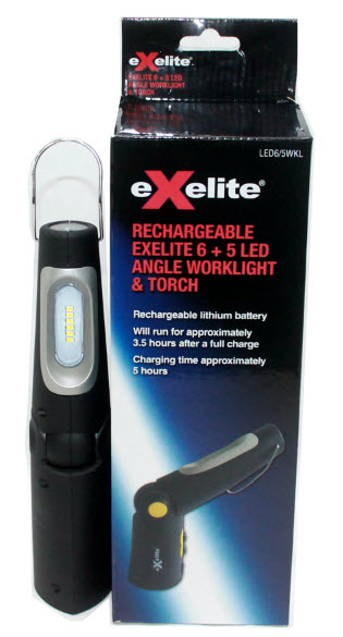 WORK LIGHT  TORCH Hand 6 + 5 Angle