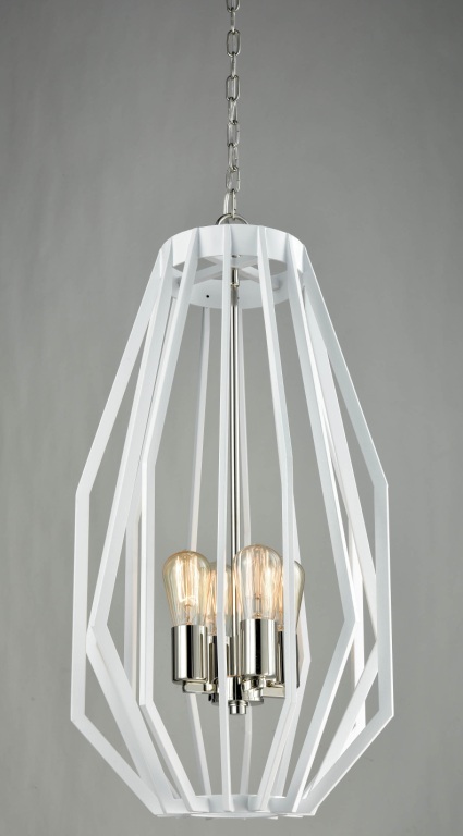 PENDANT ES X 4 Wh NARROW ANGULAR CAGE OD380mm