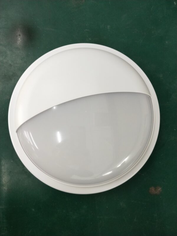 BULKHEAD 20W RND Wh 3K IP65 OD225mm Eyelid 1700 Lm