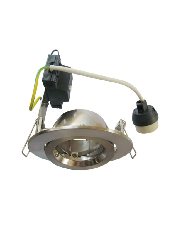 D/L FITTING GIMBAL GU10 RND S/C 90mm w/Lampholder FP