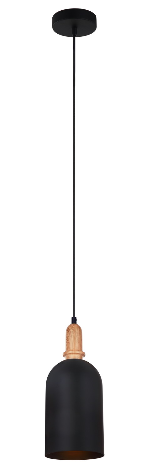 PENDANT ES Matt Blk OBLONG OD150mm