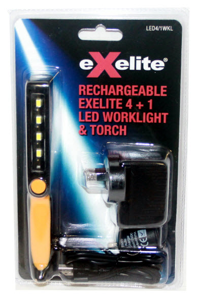 WORK LIGHT  TORCH Hand 4+1 Angle