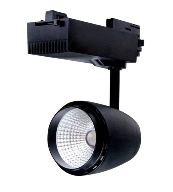 TRACK 4 WIRE 3 Circuit LED HEAD DIMM 30W 35D 5K Blk 2172 Lm