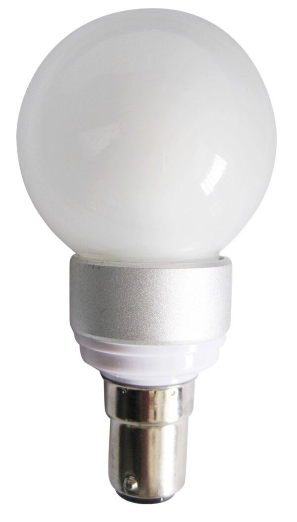 GLOBE LED SBC F/RND 4W 3000K 280 Lm