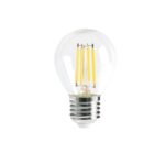 GLOBE LED ES F/RND DIMM Filament 4W 6000K CLR 400 Lm