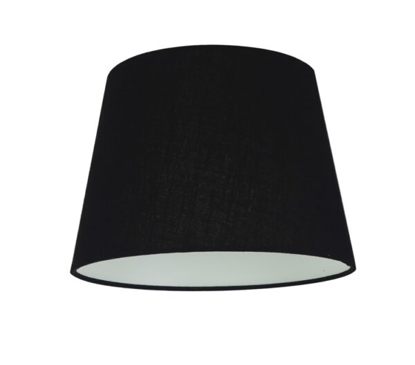 DIY Lampshade Black Fabric SLANTED OD320mm